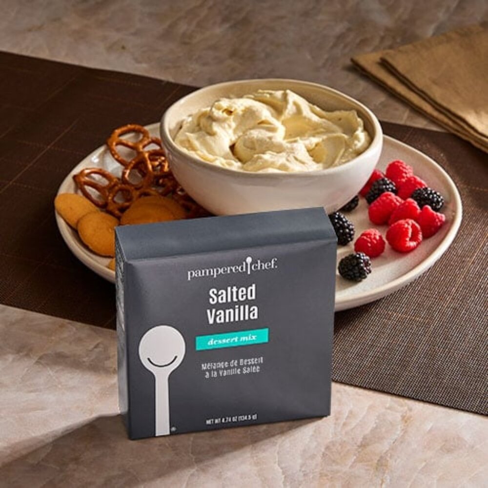 Pampered Chef Salted Vanilla Dessert Mix